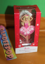 Carlton Cards Heirloom The Sugarplum Princess Barbie Holiday Christmas O... - £14.23 GBP
