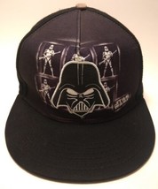 STAR WARS HAT Darth Vader &amp; Storm Troopers Black Hat Snap Cap - £11.67 GBP