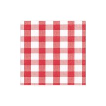 Caspari Gingham Paper Luncheon Napkins in Red, Four Packs of 20 - £7.27 GBP+