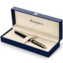 Waterman Hemisphere Black GT (Gold Trim) Fountain Pen Medium (S0920630) - £84.83 GBP