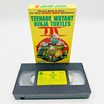 Teenage Mutant Ninja Turtles III (VHS, 1993) Tested w/ Slipcover TMNT Sa... - $240.76 MXN