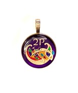 Handmade Enameled Irish Coin Pendant - $71.00