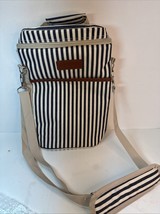 Wine Carrier Bag Insulated 2 Bottle Cooler Protection Carrying Tote Travel - $25.77