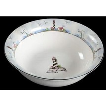Vintage Nautical Coastal Lighthouse Soup Bowls Discontinued Replacements... - $41.80