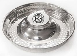 Puppy Bowls for Litter, 2 Puppy food bowl, Stainless Steel Puppy feeding... - £28.31 GBP