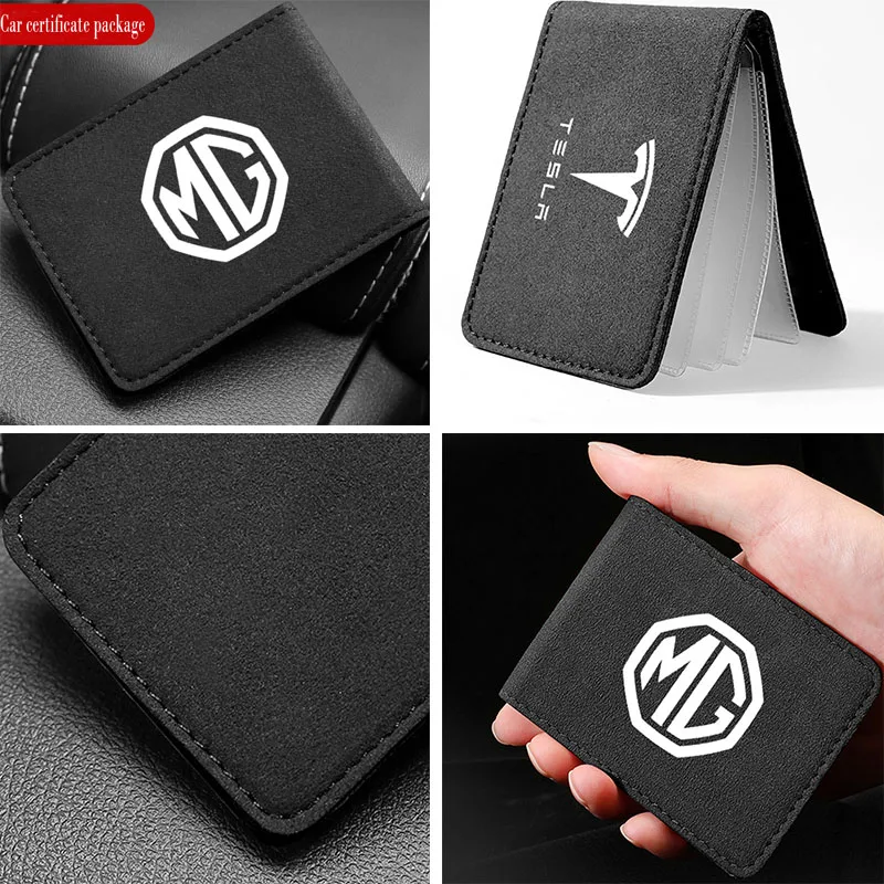 1pcs Car Bag Card Package Driver License Leather Wallet for 2021 Solaris I30 Cre - £59.03 GBP