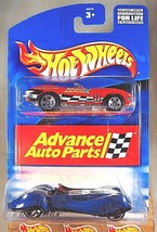 2002 Hot Wheels Advance Auto Parts 2 Car Pack &#39;65 Corvette / Phantastique - £9.79 GBP
