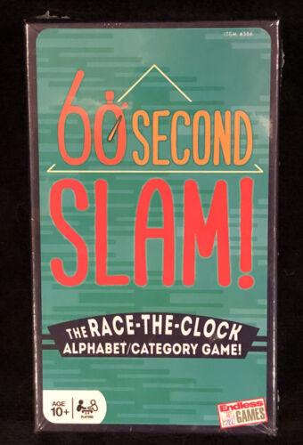60-Second Slam Card Game - Endless Games New, Sealed - $9.99