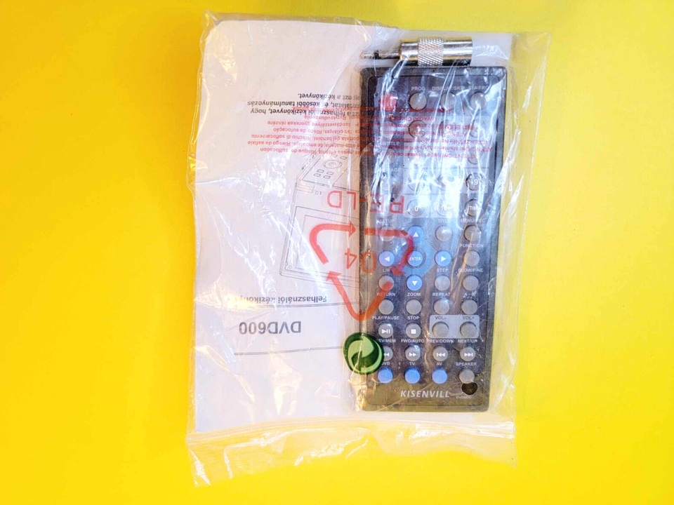 *GENUINE* KISENVILL REPLACEMENT REMOTE CONTROL FOR DVD600 PORTABLE DVD P... - $6.40