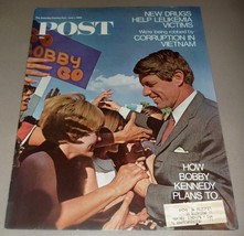 Saturday Evening Post June 1, 1968 - RFK Bobby Kennedy, Leukemia, Reston VA - £9.98 GBP