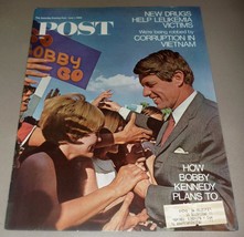 Saturday Evening Post June 1, 1968 - RFK Bobby Kennedy, Leukemia, Reston VA - £9.98 GBP