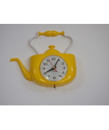 Vintage 1960&#39;s General Electric Telechron Yellow wall clock #2135 GE Retro - €81,91 EUR