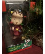 Peanuts Snoopy Linus Clip on Christmas Holiday Ornament New in Box - €36,01 EUR
