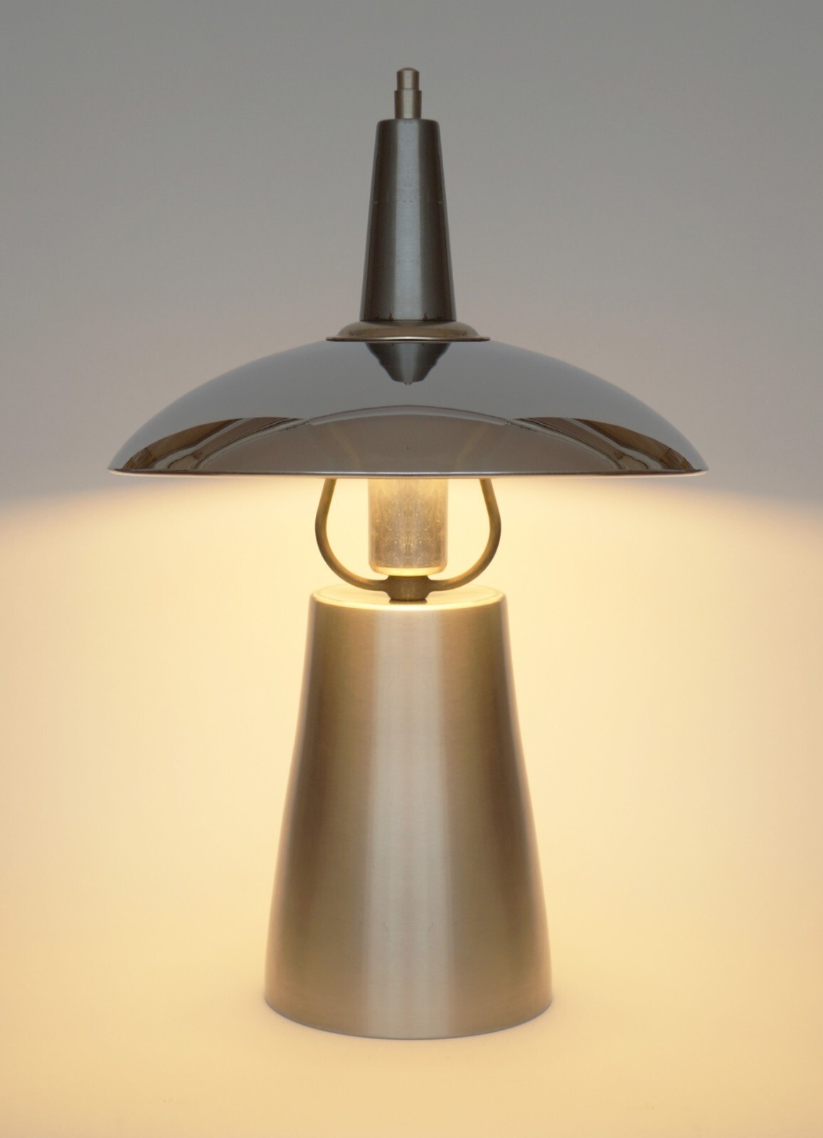 Design Lampe Table " Kopernikus " Chrome Lampe Laiton Objet de Collection Item image 3