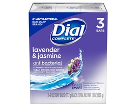 Dial Lavender &amp; Jasmine Antibacterial Deodorant Soap, 4 oz. Bars - 24 Count - £59.00 GBP