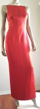 Nicole Miller Beautiful Love Red Pure Silk Gown Us 2 - £155.58 GBP