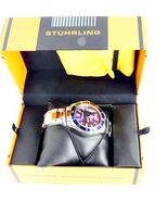 Stuhrling 3950 Men's Depthmaster Aquadiver Miyota Japanese Quartz 10 ATM... - $87.32