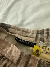 Breckenridge Women's Tan/Brown Plaid Rear Zipper Pull-On Pencil Skirt Waist 26" image 4