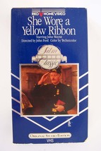 John Wayne She Wore a Yellow Ribbon VHS Classic RKO Home Video Rare Edition - £11.15 GBP