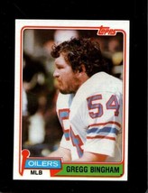 1981 Topps #79 Gregg Bingham Nm Oilers *X7970 - £1.28 GBP