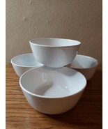 4 Ikea Stoneware 12011 Soup Cereal Bowls - Glossy White 5¾” - £11.78 GBP