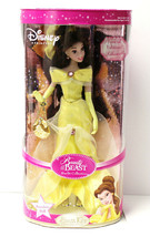 DISNEY&#39;S PRINCESS BEAUTY AND THE BEAST 2006 BELLE PORCELAIN 14&quot; DOLL STA... - £31.28 GBP