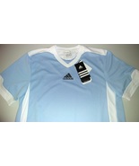 New Adidas Clima Lite TABELA II Light Blue Design Soccer Jersey #E19933 ... - £20.29 GBP