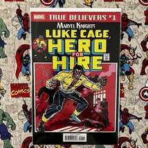 True Believers Luke Cage Hero For Hire #1 Marvel Comics - £6.25 GBP