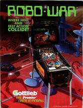 Robo War Pinball Machine Game Magazine AD 1988 Original Vintage Retro Ar... - $7.28