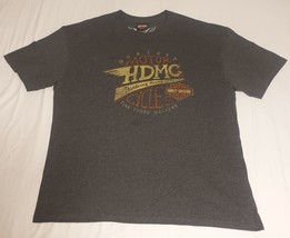 Harley Davidson T Shirt Biggs HD San Marcos CA 2015 Mens Size XL Dark Gray - $12.15