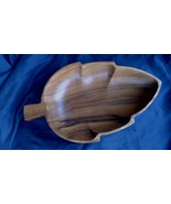Leilani  Genuine Monkey Pod Wood Hand Crafted Large Leaf Bowl - 15 in x ... - $507.54 MXN