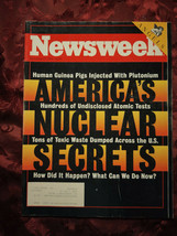 NEWSWEEK December 27 1993 America&#39;s Nuclear Secrets Les Aspin Angels - £6.79 GBP