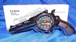 Chrome Gun Shape Alarm Clock USA Stocked and Shipped - $11.35+