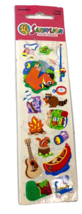 Sandylion Camping Outdoor Animal Sticker Sheet Tent Racoon Skunk Canoe V... - $7.91