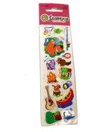 Sandylion Camping Outdoor Animal Sticker Sheet Tent Racoon Skunk Canoe V... - €6,92 EUR