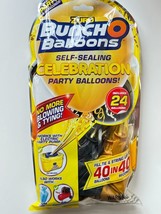 ⚡️ ZURU Bunch O Balloons 24 count Self Sealing Celebration Gold Black White  NEW - £4.81 GBP