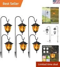 Charming Solar Hanging Lanterns: 6 Pack Flameless Lights for Pathways an... - $92.20
