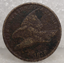1858 Flying Eagle Cent Old - £52.90 GBP