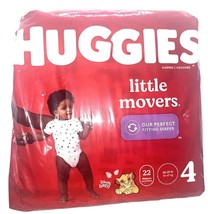 Size 4 22CT Huggies Little Movers Disposable Diapers Baby Disney Damaged Package - $8.61