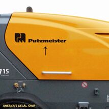 PUTZMEISTER PUMP DECAL KIT STICKER SET NEW 2PC SET OEM REPLACEMENTS 18” - $39.59