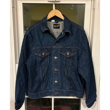 VINTAGE 1960s WRANGLER DENIM JEAN JACKET Size 44 Large Made in USA EUC - $525.00