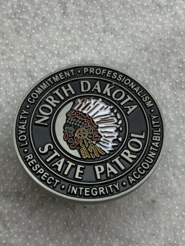 Primary image for North Dakota State Patrol Trooper State Police Challenge Coin