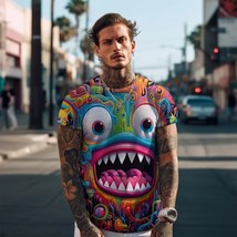 Monster Psychedelic T-Shirts: Let Your Inner Hippie Out 8 - £9.71 GBP