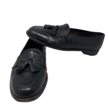 Bragano by Cole Haan Mens Black Leather Kiltie Tassel Loafers Sz 11.5 M Slip On - £50.61 GBP