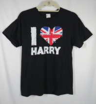 I LOVE HARRY Black Cotton Tee Men&#39;s Size Medium - £7.86 GBP