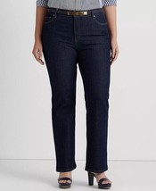 Lauren Ralph Lauren Women&#39;s Plus Size High-Rise Boot Jeans Rinse Wash B4HP - £52.95 GBP