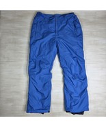 Columbia Snow Pants Blue Omni Heat Tech Insulated Thermal Ski Pants Size... - $81.14 CAD