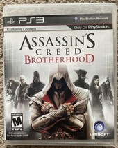 Assassin&#39;s Creed Brotherhood Sony PlayStation 3 2010 Complete Tested With Manual - £7.86 GBP