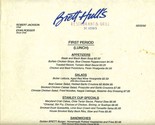 Brett Hull&#39;s Restaurant &amp; Grill Lunch and Dinner Menus 1992 St Louis Mis... - £51.19 GBP