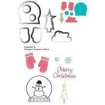 Sizzix Holiday Collection Framelits Die and Repositionable Rubber Stamp ... - $1,145.38 MXN